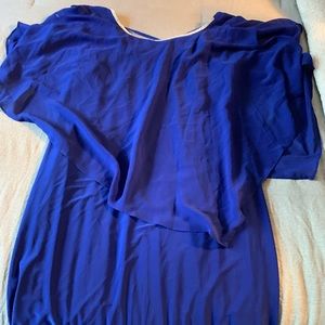Royal blue dress